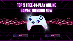 Screenshot collage of five popular free-to-play online games trending in 2024